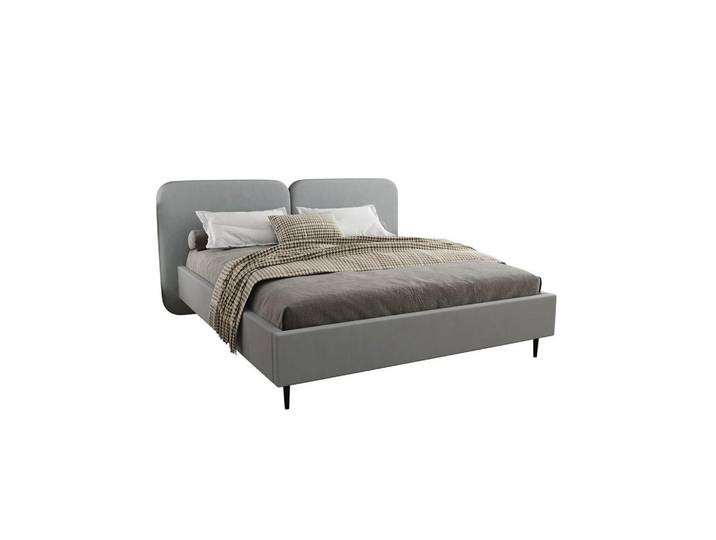 Petits-meubles Todo, Grau, Holz, 160x200 cm, Schlafzimmer, Betten, Boxspringbetten