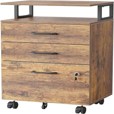 No "3-Drawer Rolling Filing Cabinet - 6.3""D x 30.12""W x 21.65""H"