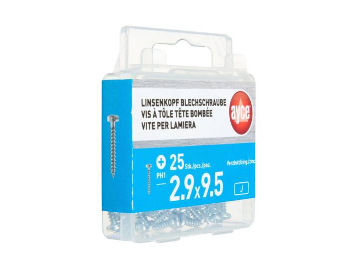 Ayce Linsenkopf-Blechschraube PH1 × 10 mm