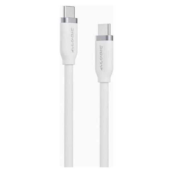 Alogic Elements Silicone USB-C - USB-C Kabel 2m, weiss (2 m, USB 2.0, 240 W) (ELSI5U2CCWH2)
