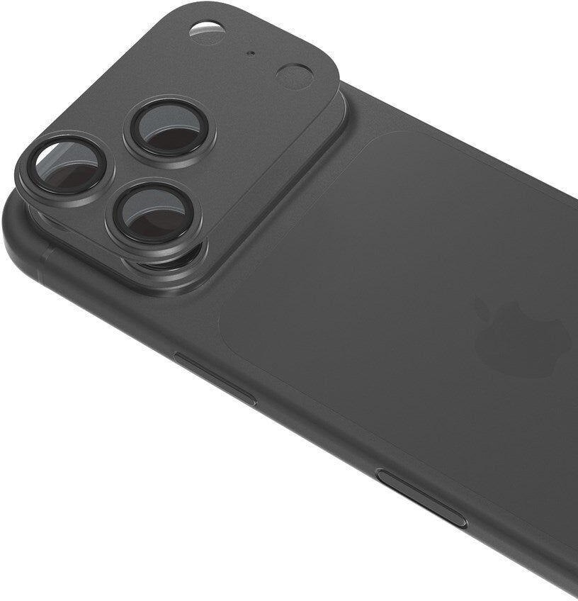 Epico iPhone 18 Pro Max Aluminium Kameralinsebeskyttelse - Sort