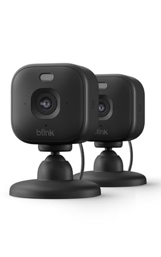 Blink Mini 2K+ Beveiligingscamera Set van 2, Zwart