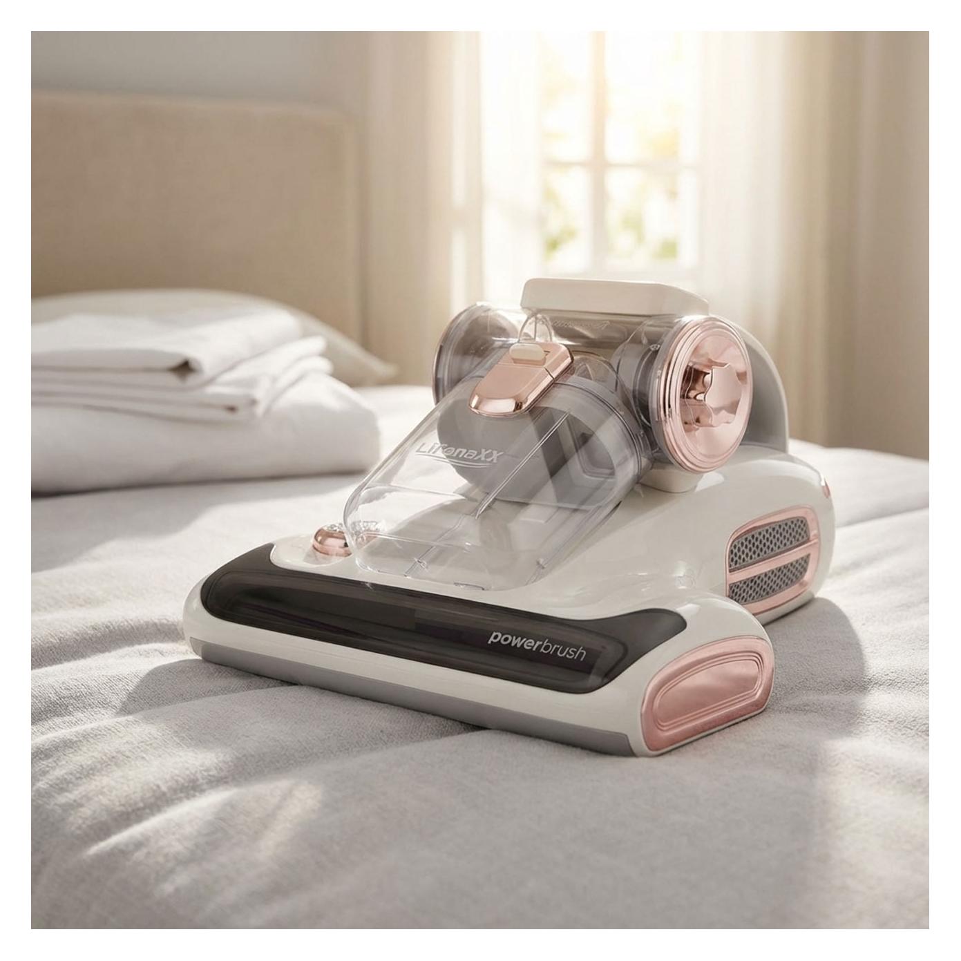 LifenaXX Profi Milbensauger mit UV-C Licht & Duftaroma, 15000Pa Anti-Allergie Sauger gegen Milben & Bakterien (LX-070)