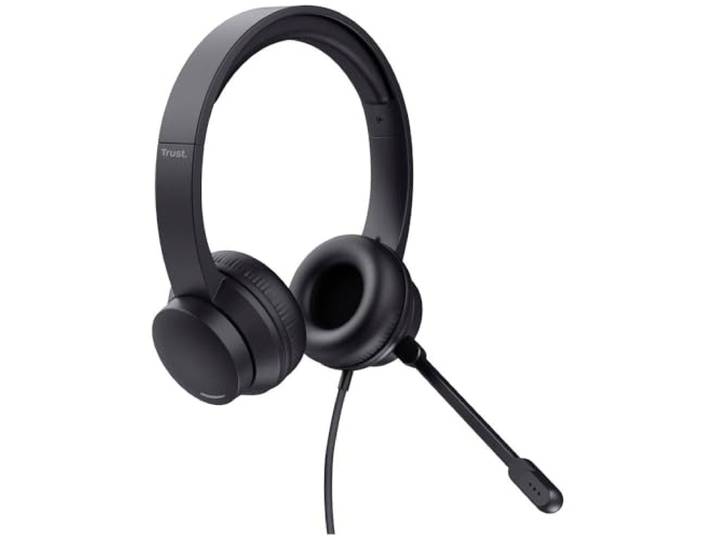 Trust HS-201 Over Ear headset Kabel Stereo Zwart Computer
