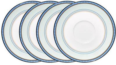 "Noritake Menorca Palace Set of 4 Saucers, 6"""