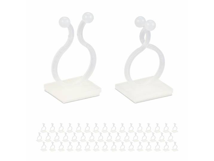 Relaxdays Pflanzenclips selbstklebend im 240er Set