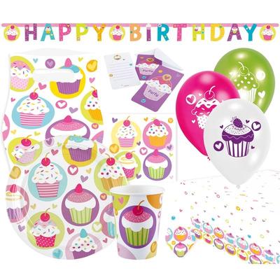 Cupcake Partyset 58-teilig
