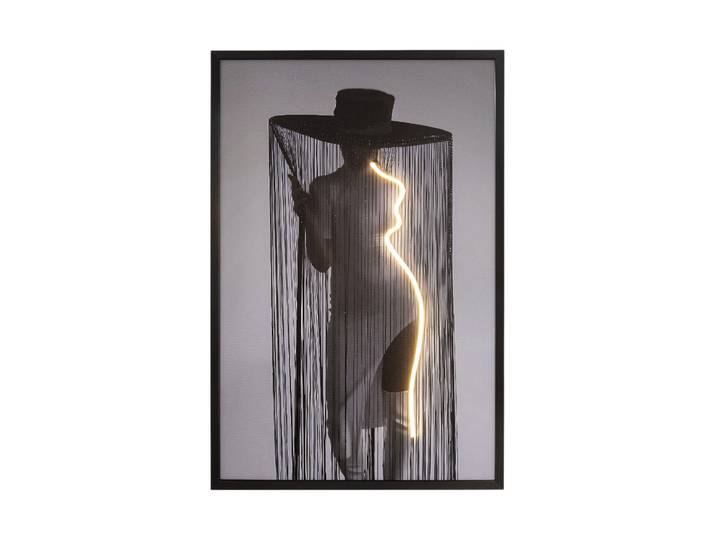 Design Wandbild „Diva“ mit LED-Beleuchtung Multicolor Schuller