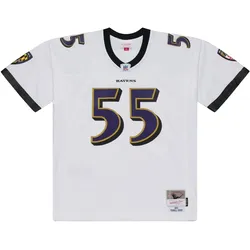 Mitchell & Ness, Herren, Sportshirt, NFL Legacy Jersey - Baltimore Ravens 2003 Terrell Suggs - S (S), Weiss