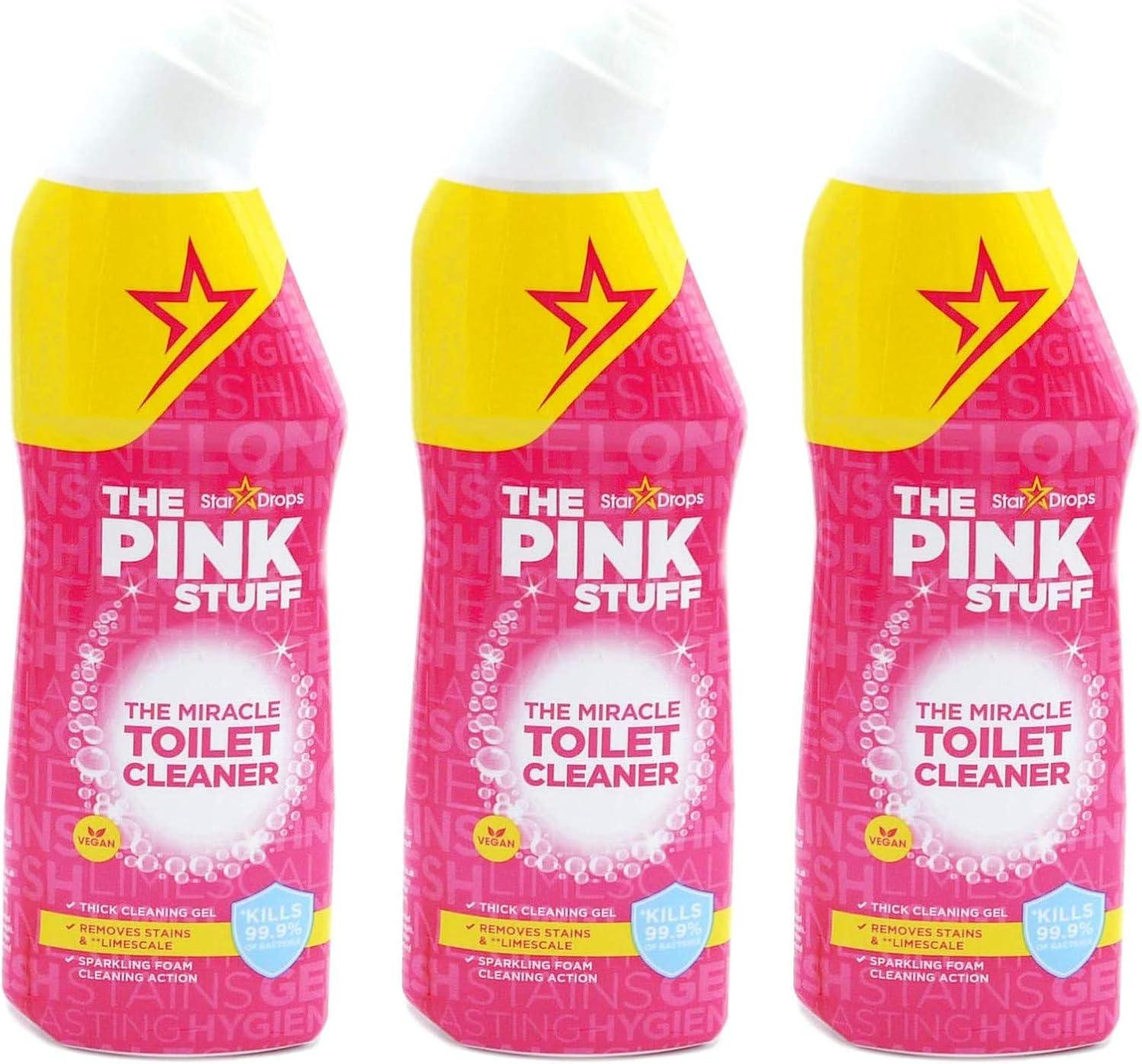 Stardrops The Pink Stuff Toilettenreiniger, 3 x 750 ml