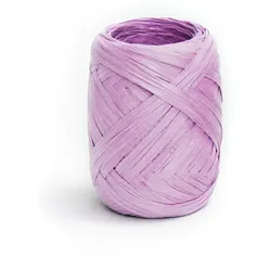 Creativery 20m Papierband Raffiabast Geschenkband Raffia Papier Schnur für Craft Verpackung Bastband Bastelband Bastelarbeiten Geschenke Dekorationen Flieder