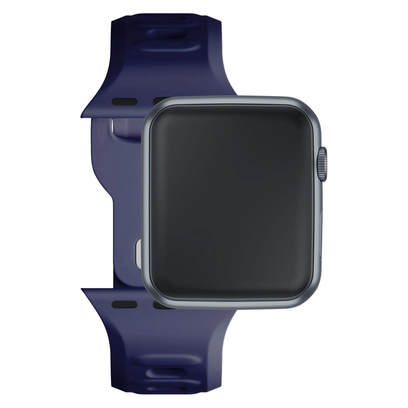3MK Silicone Watch Strap granatowy/ocean blue dla Apple Watch 38/40/41mm (Silicone) (5903108565653)