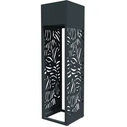 Tchibo - Kaminholzregal mit Pflanzkasten - 26x30x88cm - anthrazit -