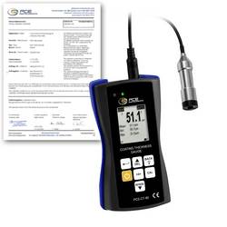 PCE Instruments Schichtdickenmessgerät PCE-CT 80-FN3-ICA inkl. Standard Sensor + ISO-Kalibrierzertifikat Fe + NFe