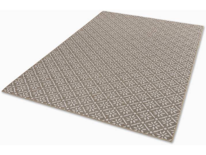 Teppich Parkland 6351 221 , beige, B:170cm H:5mm L:240cm, Kunstfaser, SCHÖNER WOHNEN-KOLLEKTION, Teppiche, Teppich, In- und Outdoor geeignet, eleganter Flachflorteppich