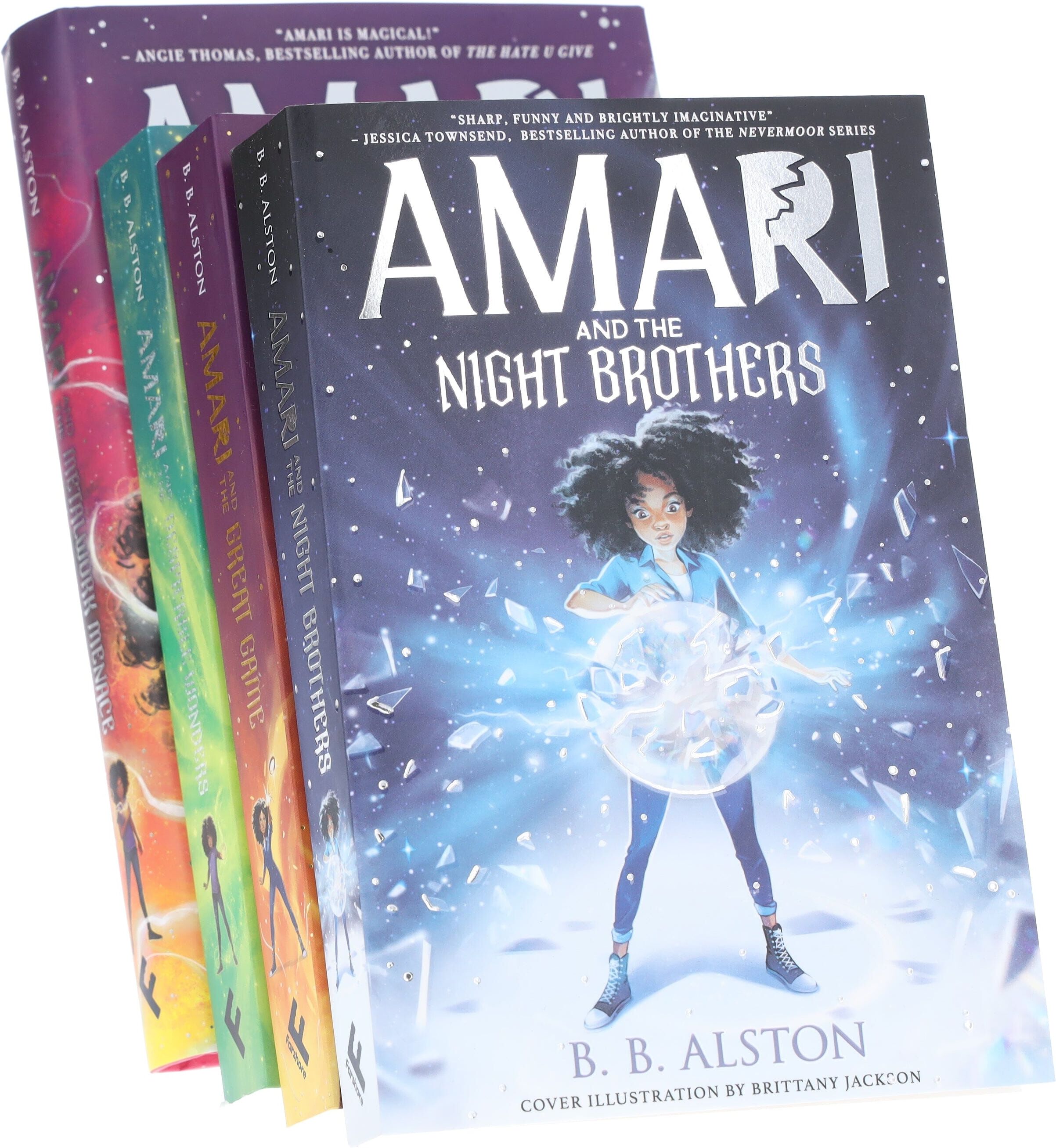 Amari and the Night Brothers Series by BB Alston 4 Books Collection Set - Ages 8-12 - Paperback/Hardback HarperCollins Publishers