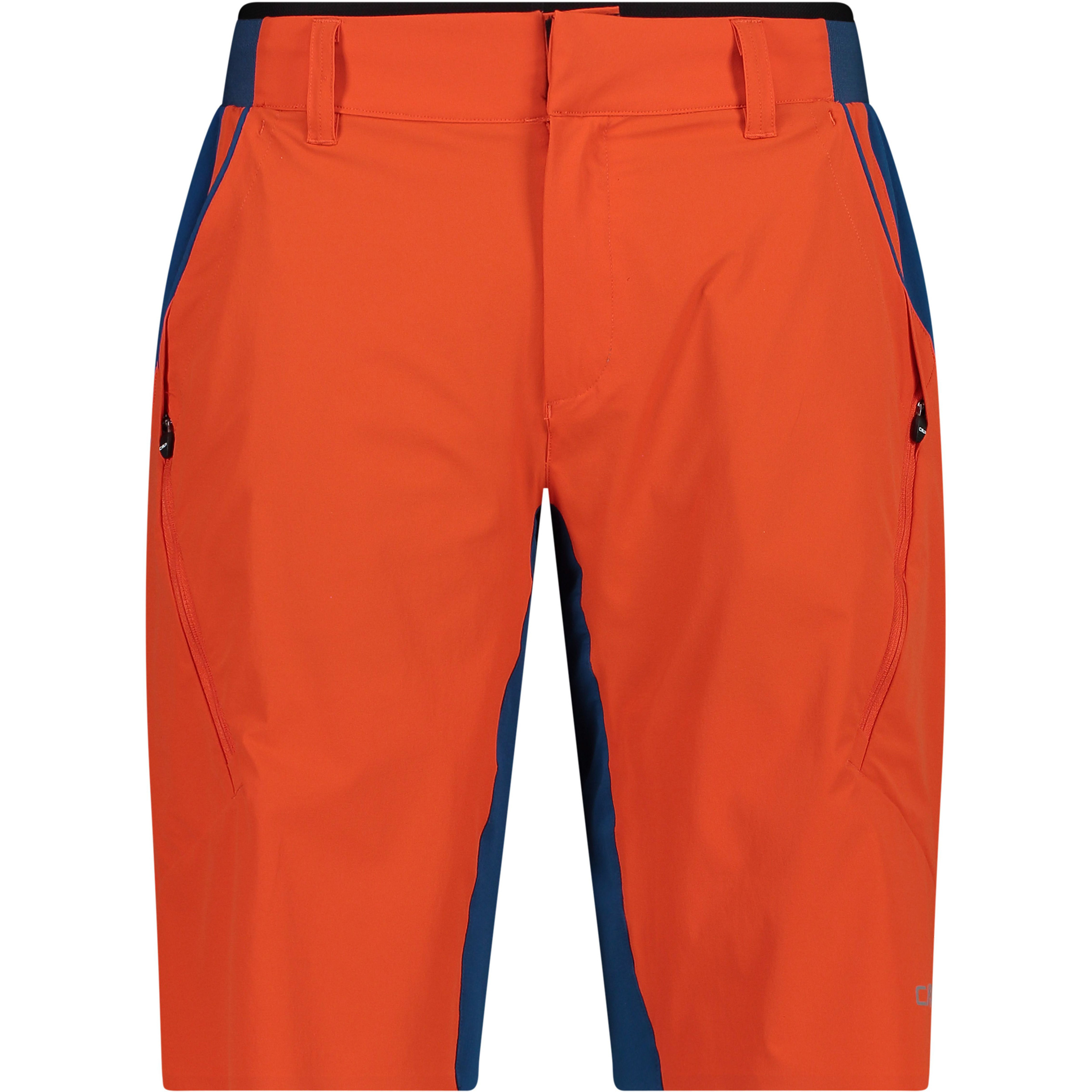 CMP Free Radhose kurz Herren Fahrradhose orange Größe XXL Mountainbike | Gravel Elastisch