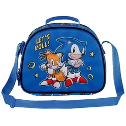 Karactermania Sonic The Hedgehog - 3D Lunchtasche 20 cm, Lunchbox, Mehrfarbig, Blau