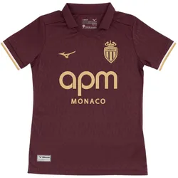 Mizuno, Jungen, Fussballtrikot, Auswärts-Trikot Kind AS Monaco 2026/27, Violett