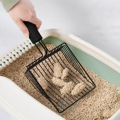Inspired Finds Heavy Duty Stainless Steel Cat Litter Scoop With Comfort Grip Handle Heavy Duty Stainless Steel Cat Litter Scoop With Comfort Grip Handle