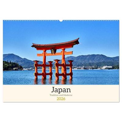 Japan - Traditon und Moderne (Wandkalender 2026 DIN A2 quer), CALVENDO Monatskalender