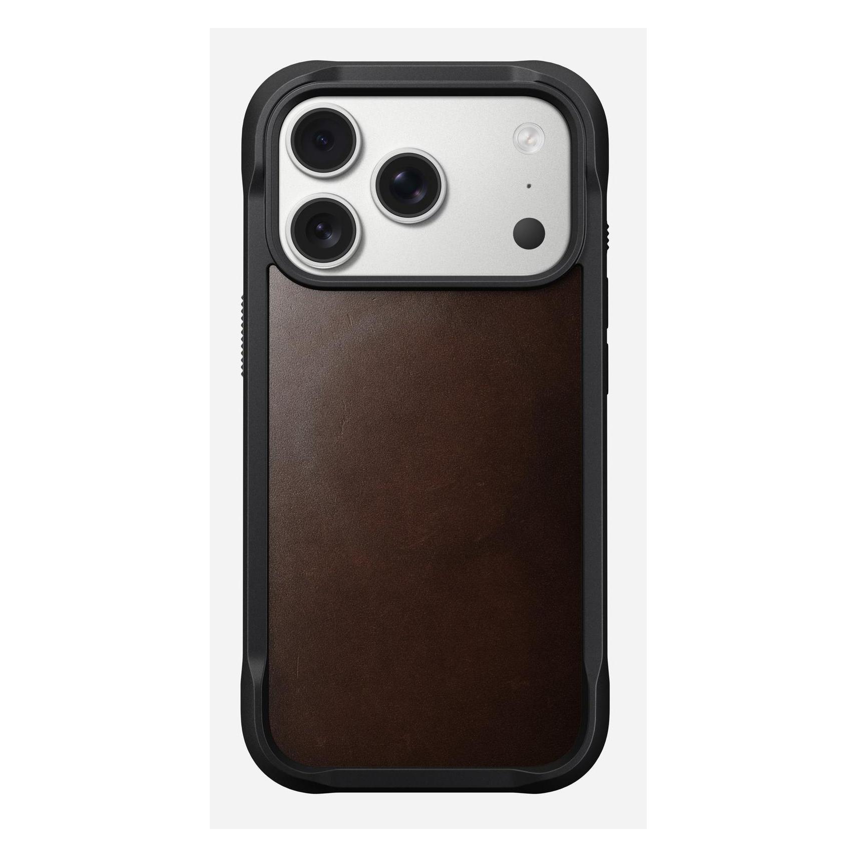 Nomad Rugged Leather Case - Lederhülle für iPhone Pro, Horween Leder (Apple iPhone 17 Pro) (NM011819858)