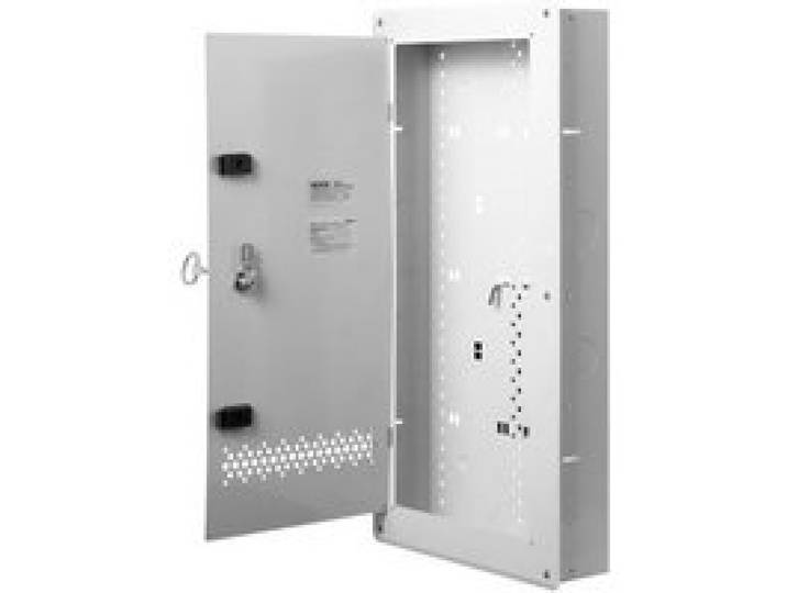 VEVOR Coffret Communication 71,5 cm Coffret Multimédia avec Porte Charnière pour Gestion des Câbles, Tableau Encastrable en Acier Laminé à Froid, Boîtier Réseau Mural à Montage Encastré ou en Saillie