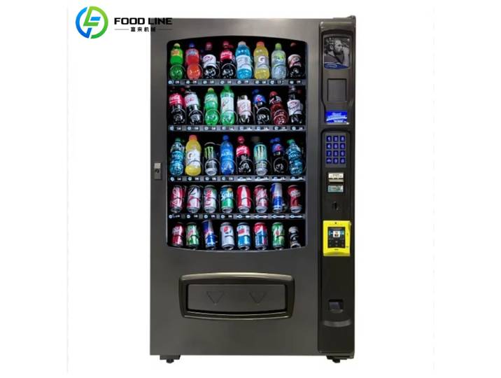 Distributeurs automatiques de collations et de boissons, combinaison de produits, taille personnalisée, disponible dès maintenant, livraison rapide et prix de gros.