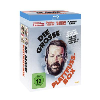 Bud Spencer - Die grosse Plattfuss-Box [4 BRs] (Remastered Version), Blu-ray