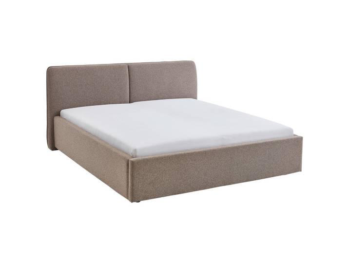 Stylife Polsterbett, Braun, Holz, Eukalyptusholz, massiv, 160x200 cm, Reach, Schlafzimmer, Betten, Polsterbetten