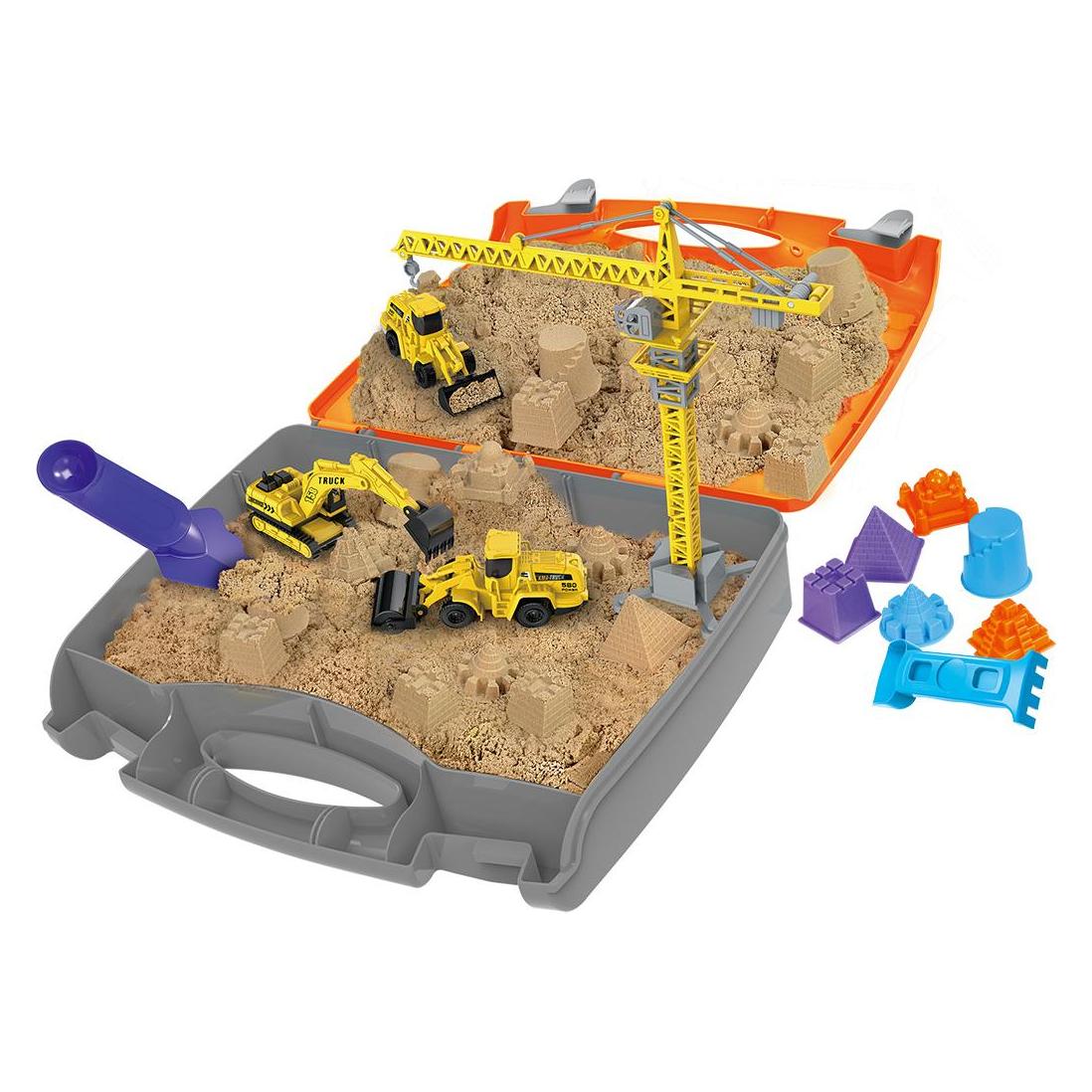 Neo Baustelle mit kinetischem Sand, Spielzeug in einem Koffer (52411077)
