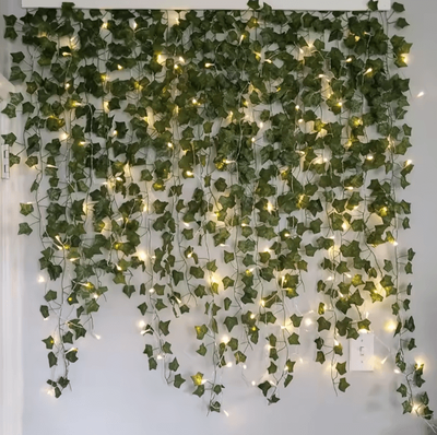 Inspire Curations LED Ivy Vine String Lights Glowing Artificial Garland Bedroom Decor bo2