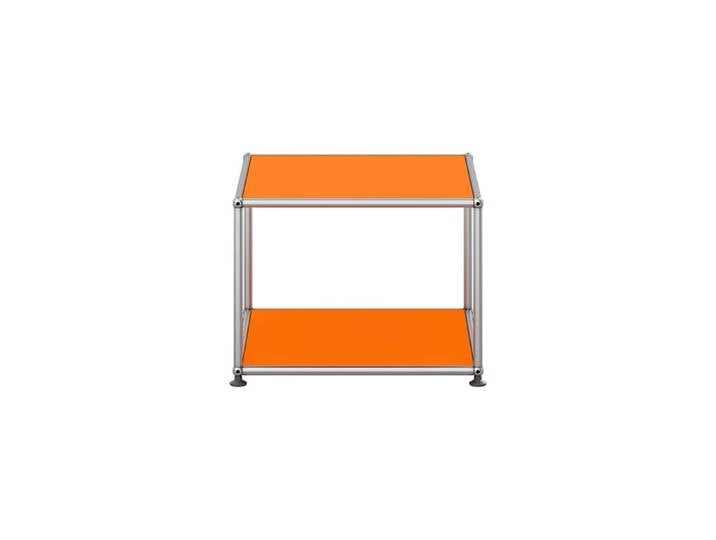 USM Haller Beistelltisch M22 reinorange offen T 523 cm 52.3x39x52.3