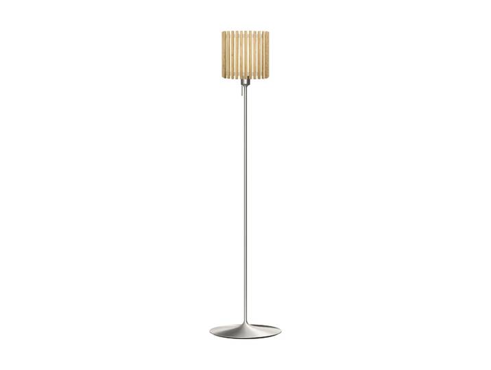 Umage Lampadaire Komorebi medium Chêne carré-Acier brossé