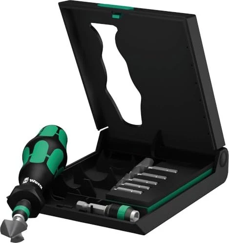 Wera Kegelsenker Bit-Satz 846/8, 1/4" (schwarz/grün, 8-teilig)