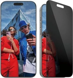 PanzerGlass Privacy Apple iPhone 16 Pro Max mit Installationsrahmen