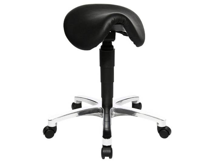 TOPSTAR Sitzhocker Topstar 70649 Bonanza Sattelhocker Leder - schwar