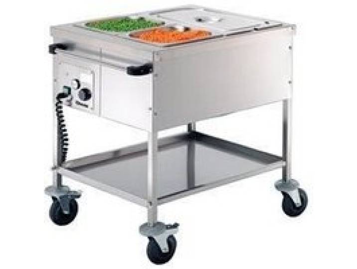 Chariot bain marie - 2 Bacs GN 1/1 - Bartscher
