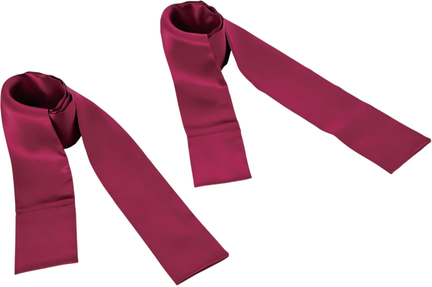 Sex&Mischief S&M; - Satin Ribbon Binding Set (Red) - 2-Piece