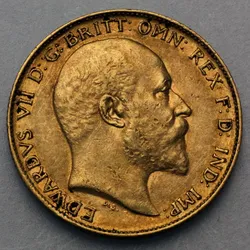 Goldmünze 1/2 Sovereign "Edward VII." (Großbritannien)