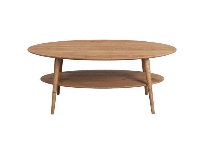 Livetastic Couchtisch Couchtisch, Wildeiche, Holz, Wildeiche, vollmassiv, oval, zylindrisch, 70x45x115 cm, einfacher Aufbau, Holzmöbel, Holztische, Couchtische Holz