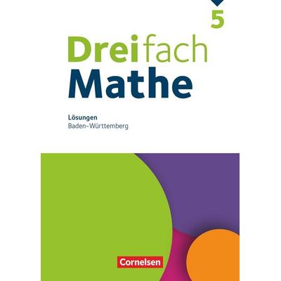 Dreifach Mathe - Baden-Württemberg - 5. Schuljahr, Taschenbuch von , Cornelsen Verlag, 978-3-06-004439-9