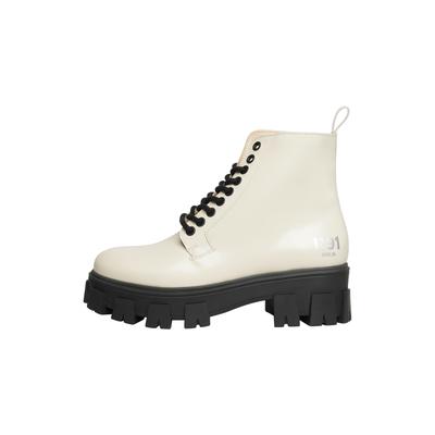 Schnürboots N91 "Style Choice NN", Damen, Gr. 38, braun (hellbraun), Leder, Schuhe Schnürboots