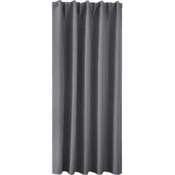 VORHANG BOSTON DARK HxB 175x140 cm Dunkelgrau