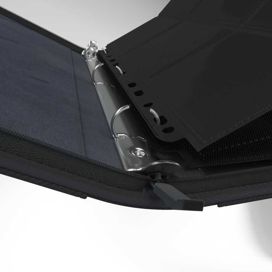 Gamegenic 24-Pocket Sideloading Pages, Black, 10 Pack, Card Game Accessories, Office Supplies