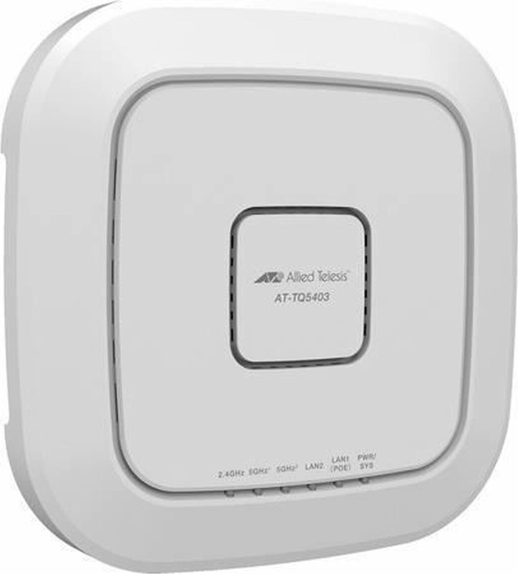 Allied Telesis AT-TQ5403, 2,4 GHz, 5 GHz, 2133 Mbit/s, 64-bit WEP, 128-bit WEP, HTTPS, SNMP, WPA, WPA-AES, WPA-Enterprise, WPA-PSK, WPA-TKIP, WPA2,..., 10,100,1000 Mbit/s