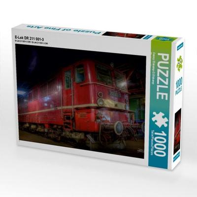 CALVENDO Puzzle E-Lok DR 211 001-3 | 1000 Teile Lege-Größe 64x48cm Foto-Puzzle für glückliche Stunden