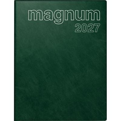 rido/idé 7027042587 Buchkalender Mod. magnum 2027 183×240 mm, Kunststoff, dunkelgrün