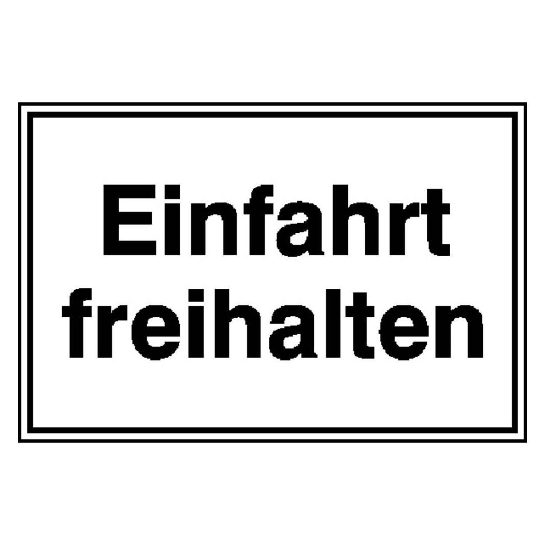 SafetyMarking Hinweisschild Einfahrt freihalten (11.5228)