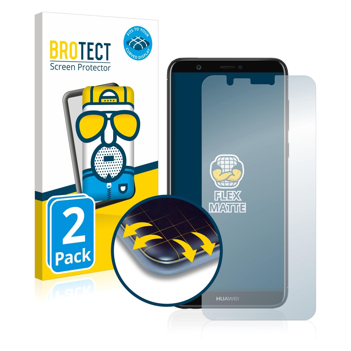 Brotect Full-Cover Displayschutz Matt (2 Stk., Huawei P Smart (2018)) (5633106)